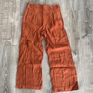 American Eagle Outfitters Flared Orange Pants
